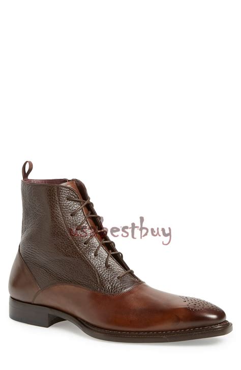 New Handmade Latest Style Real Leather Ankle Boots, Men Stylish leather ...