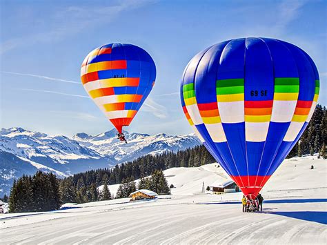 1h de vol en montgolfière au dessus du Mont Blanc Annecy Smartbox