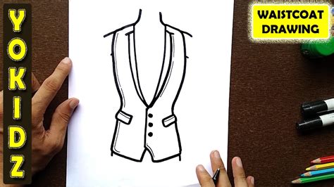 How To Draw A Waistcoat Youtube