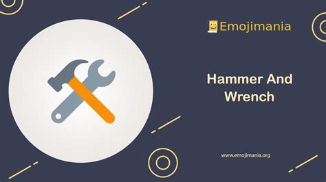 🛠 Meaning | Hammer And Wrench Emoji | Copy and Paste