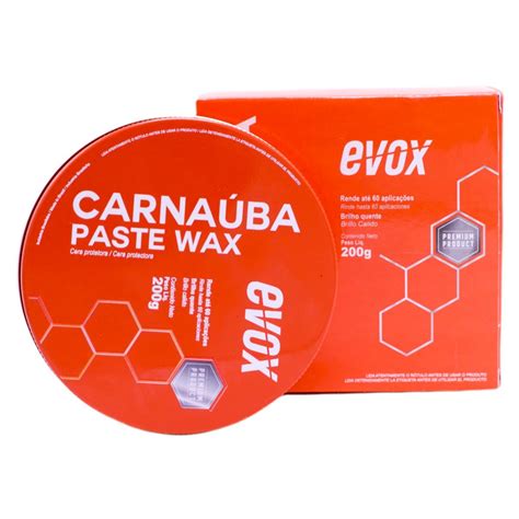 Cera de Carnaúba Paste Wax 200g Evox