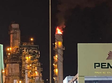 La Jornada Reportan Incendio En Refiner A De Salina Cruz Oaxaca