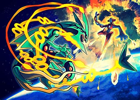 Rayquaza VS Deoxys Art Contest | Pokémon Amino