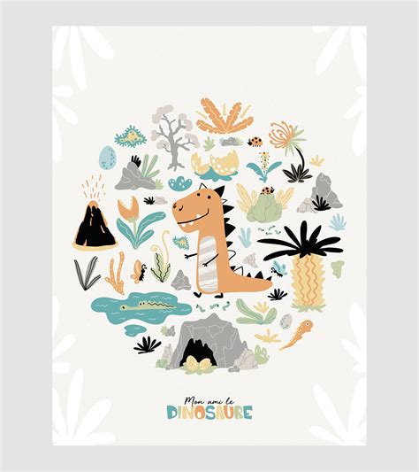 Tableau Amis Tyrannosaure Nude FFrame Boutique En Ligne