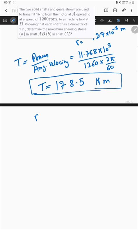 Solved The Solid Shafts A B C And D E F And The Gears Shown Are Used