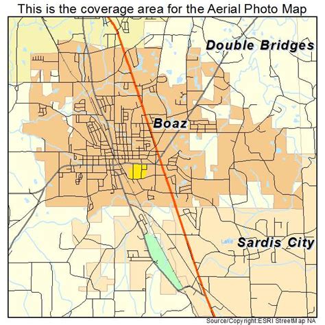 Aerial Photography Map of Boaz, AL Alabama