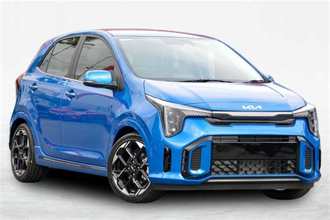 Sold 2024 Kia Picanto Gt Line In Sporty Blue Demo Hatch Browns Plains Qld