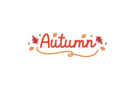 Autumn Word Art SVG Cut file by Creative Fabrica Crafts · Creative Fabrica