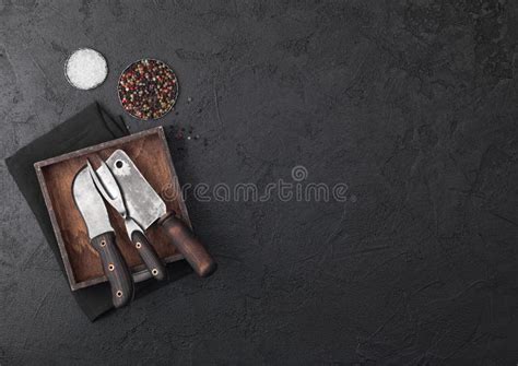 Old Hatchet Cutting Stone Background Stock Photos Free Royalty