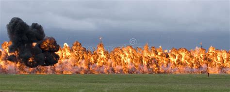 Napalm Explosion Stock Image Image Of Orange Warfare 10697245