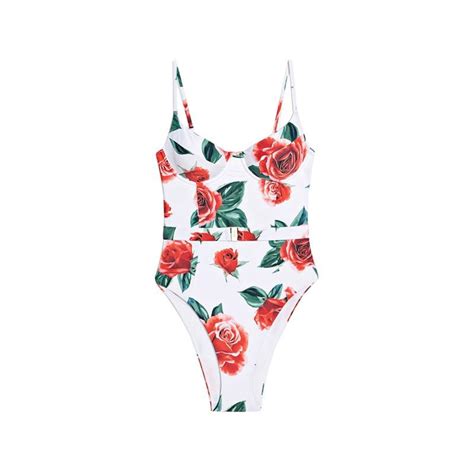 Seksi Mayo Bikini Tek Parça Çiçek Desenleri Bel Bandı Çıplak Meme Güzel Kadın Mayo uygun fiyatlı