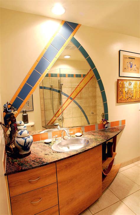 Add Color and Texture to Your Bathroom Through Art Deco