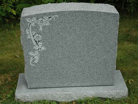 Headstone Designs With Flowers