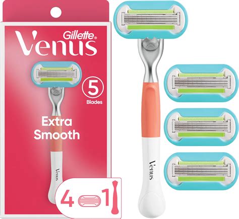 Gillette Venus Comfortglide White Tea Women S Razor 1 Handle 4 Blade Refills