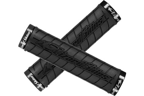 Lizard Skins Logo Lock On Grips Jet Black Omnibikeparts De Shop