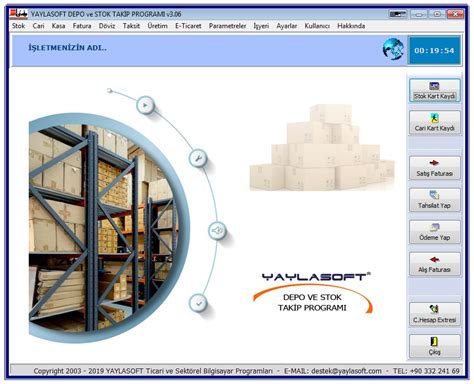 DEPO STOK TAKİP PROGRAMI YAYLASOFT Depo ve Stok Takip Programı