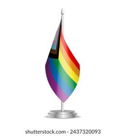 Lesbian Gay Bisexual Transgender Flag Progress Stock Vector Royalty Free Shutterstock