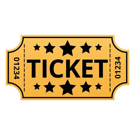 Cinema Movie Ticket on Transparent Background 16770557 PNG