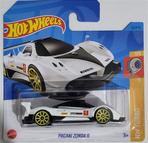 Hot Wheels Pagani Zonda R White Hw Turbo Birthday Gift Rare Miniature Model Car Retro