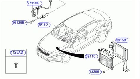 ECU Cerebro Computador Para Kia Optima Parte No 39161 2ETB0