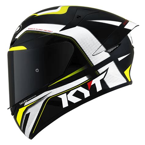 Capacete Kyt Tt Course Grand Prix Preto Amarelo Equipe A Moto Center