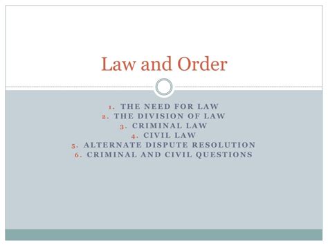 Ppt Law And Order Powerpoint Presentation Free Download Id 1522952