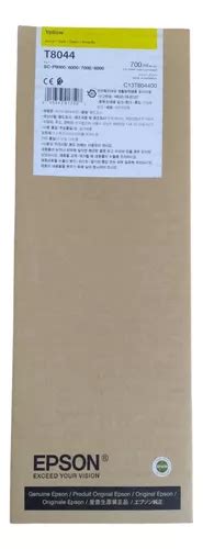 Cartucho Tinta Epson T8044 Amarillo 700ml Original | Envío gratis