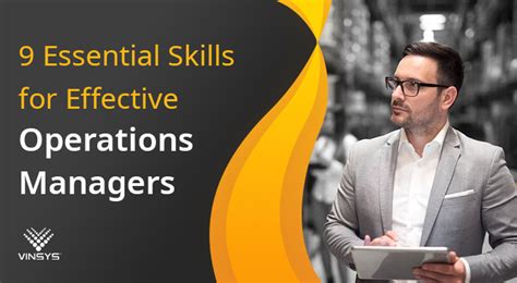 9 Must Have Skills for Effective Operations Manager-vinsys