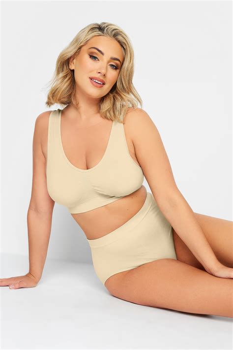 Nude Seamless Padded Non Wired Bralette Yours Clothing