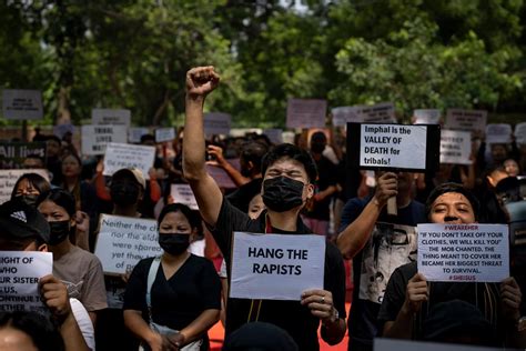 Thousands Protest Mob Assault Of Women Who Were Paraded Naked In Remote Indian Border State