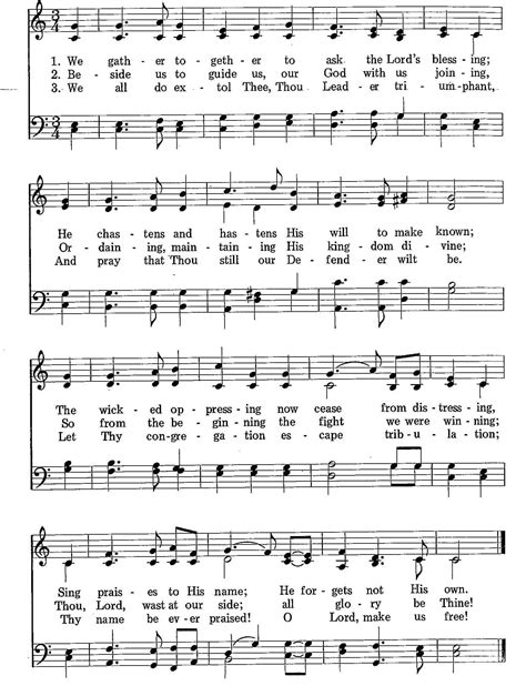 008 – We Gather Together - SDA Hymnal