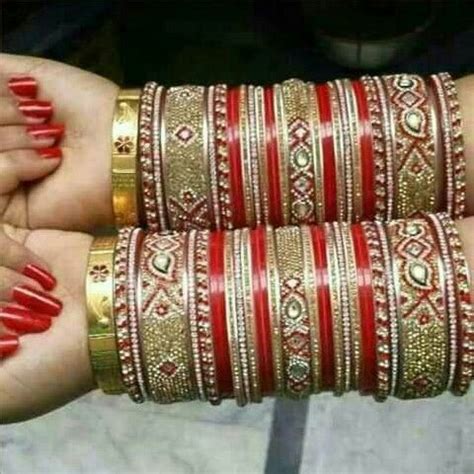 Pin By Amandeep Kaur On Awesome Punjabi Bridal Bangles Wedding