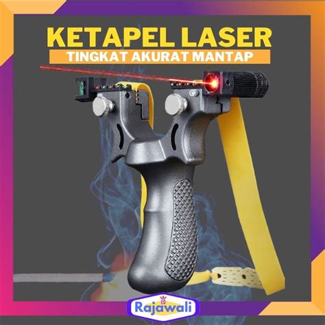 Jual Ketapel Laser Merah Red Berburu Binatang Slingshot Jarak Jauh