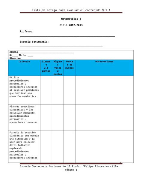 Lista De Cotejo Para Evaluar Mapa Mental Xili Hot Sex Picture Sexiz Pix