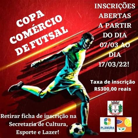 Copa Rcio Futsal De Planura Prefeitura Municipal De Planura