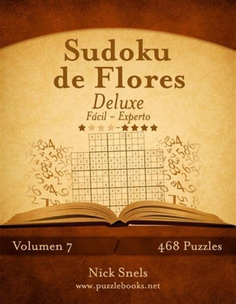 Sudoku De Flores Deluxe De Facil A Experto Volumen Puzzles