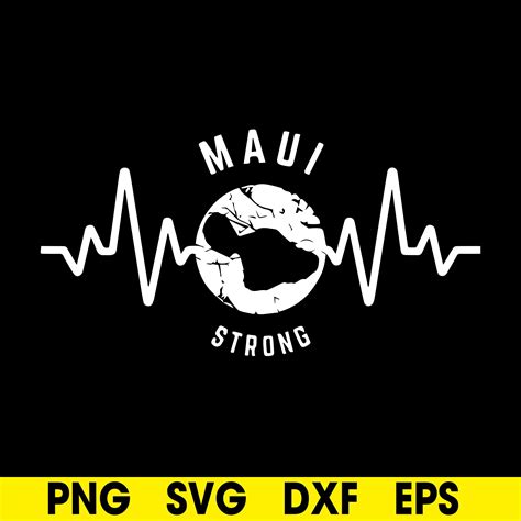 Bundle Maui Strong Svg Lahaina Svg Maui Svg Hawaii Map Svg Maui