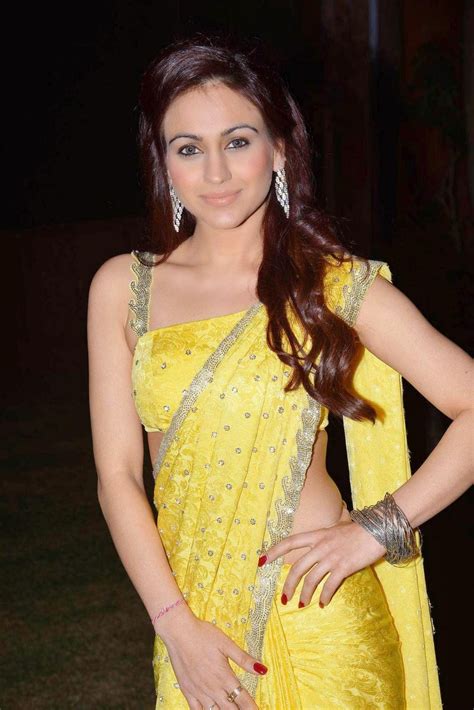 AKSHA PARDASANY HOT IN YELLOW SAREE IMAGES CuteSouthActress In
