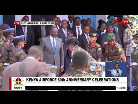 SEE WHAT PRESIDENT RUTO WAS GIFTED BY KENYA AIR FORCE DURING KENYA AIR