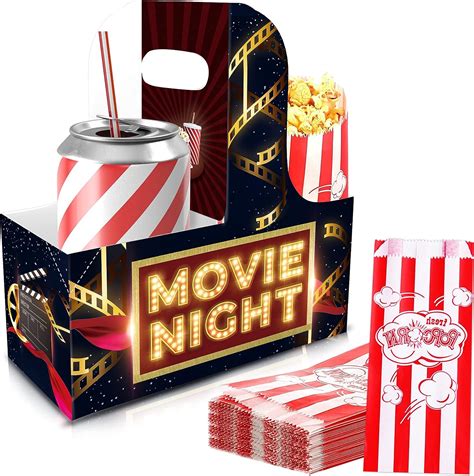 Amazon Karaqy Pcs Movie Night Snacks Trays Box Movie Night