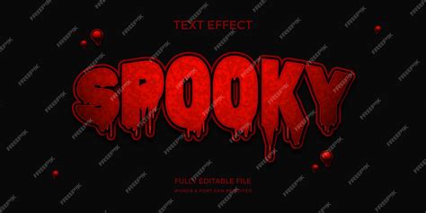 Free Vector Hand Drawn Bloody Text Effect