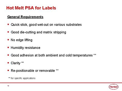 Hot Melt Psa Adhesive Formulation At Cristopher Robertson Blog