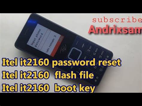 Itel 2160 Hard Reset And Factory Reset Codes New Trick 2022 Without PC