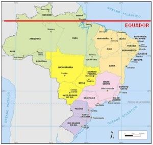 Geografia Newton Almeida Sobre Quais Estados Do Brasil Passa A Linha