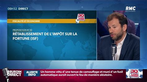 Vos 30 propositions de lois citoyennes le rétablissement de l ISF