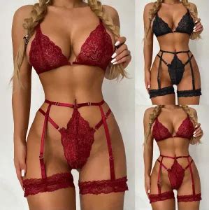 Lace Bra Thong Panty Set Sex Erotic Lingerie Women Underwear Seamless China Women Underwear
