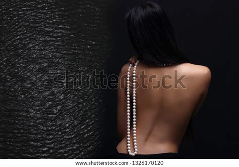 Portrait Beautiful Nude Long Straight Black Stock Photo Shutterstock