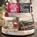 Tiered Tray Signs Hot Cocoa Themed Signs Wood Signs Etsy