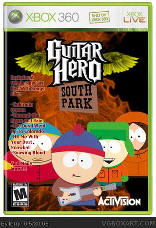 Guitar Hero: South Park Xbox 360 Box Art Cover by terryn0