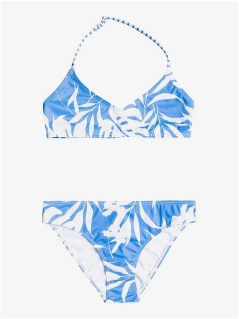 Flowers Addict Conjunto De Bikini Bralette Triangular Para Chicas 8